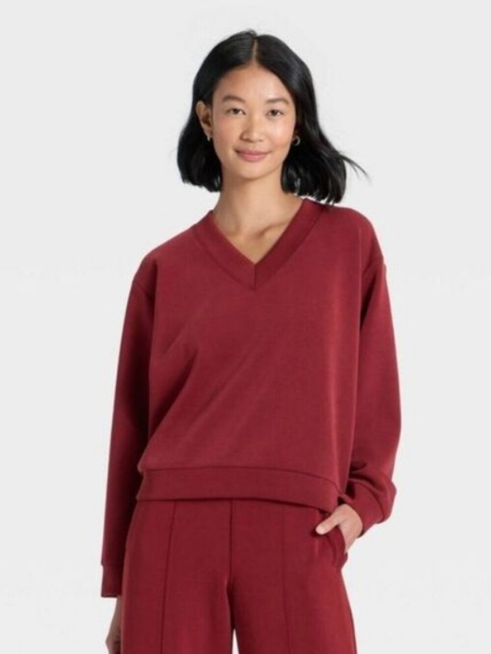New Maroon Top
